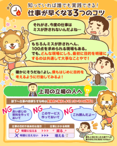 仕事が早くなる3つのコツ4