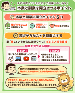 本業と副業を両立させるポイント2