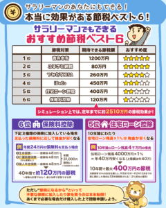 おすすめの節税ベスト6その2