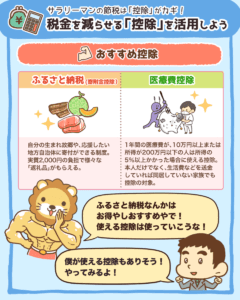 税金を減らせる「控除」を活用しよう3