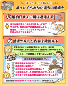 ぼったくられない退去の手続き7