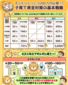 子育て資金対策の基本戦略3