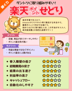 稼ぐ力(副業図解)楽天ポイントせどり