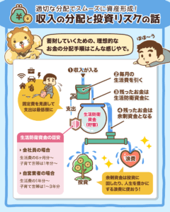 収入の分配と投資リスクの話2