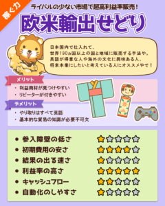 稼ぐ力(副業図解)欧米輸出せどり