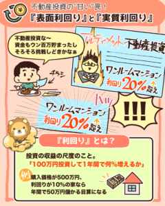 不動産の『利回り』の見方1