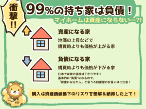 マイホームは資産にならない