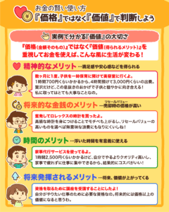 価格ではなく価値で判断しよう3