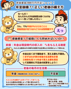 年金崩壊?! 正しい老後の備え方3