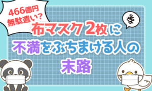 【466億円無駄遣い？】布マスク2枚に過剰反応する人が知っておくべき3つのこと