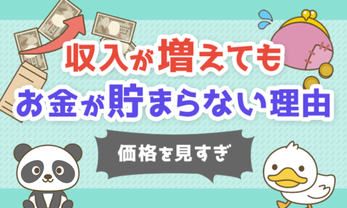 【価格を見すぎ】収入が増えても、お金が貯まらない理由【良いお金の使い方】