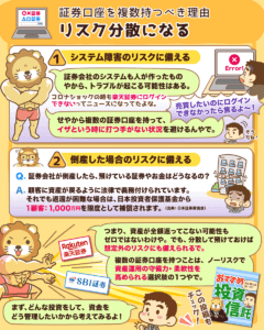 証券口座 1つでいいの?