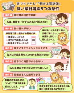 目指せ+3万円! 貯まる家計簿