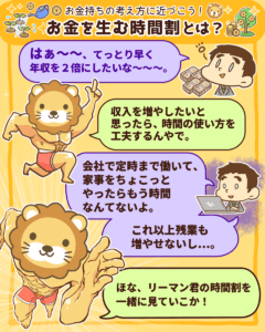 お金を生む時間割とは？1