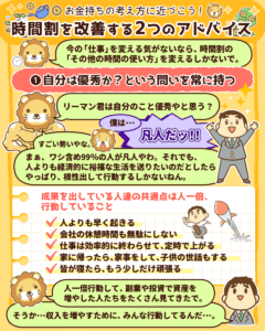 お金を生む時間割とは？5