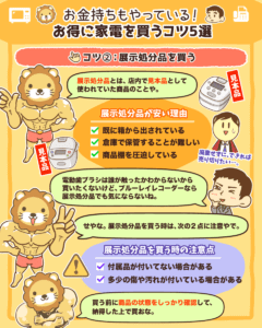 家電を安く買う秘訣3