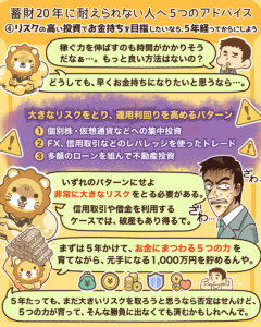 蓄財20年に耐えられない！5