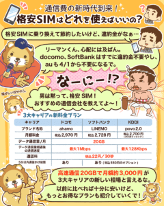 格安SIMどれ使う？1