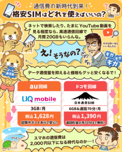 格安SIMどれ使う？2