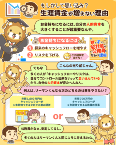 生涯賃金が増えない理由1