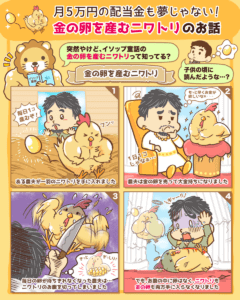 金の卵を産むニワトリのお話1