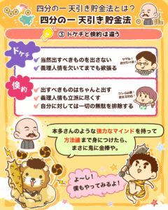 四分の一天引き貯金法4