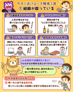 今すぐ逃げるべき職場3選