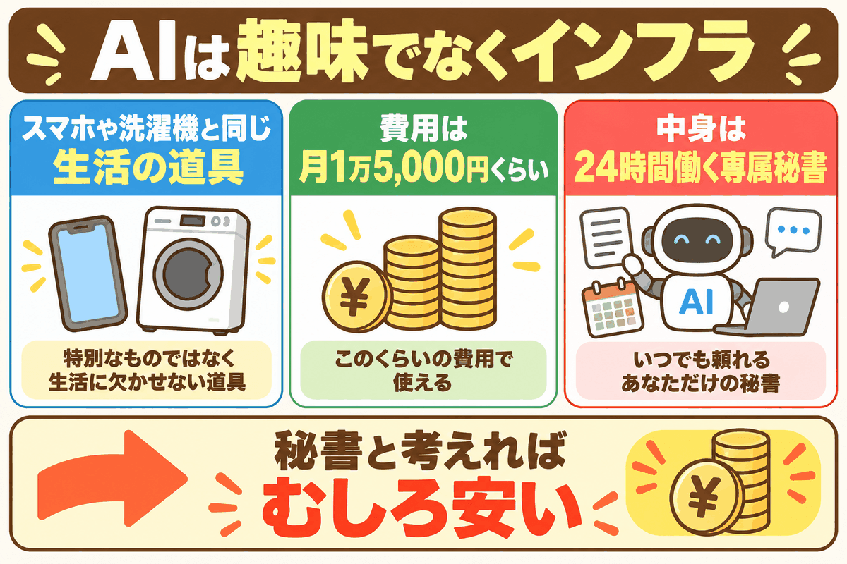 AIは趣味でなくインフラ｜個人情報漏洩で今すぐやるべき2つの守り
