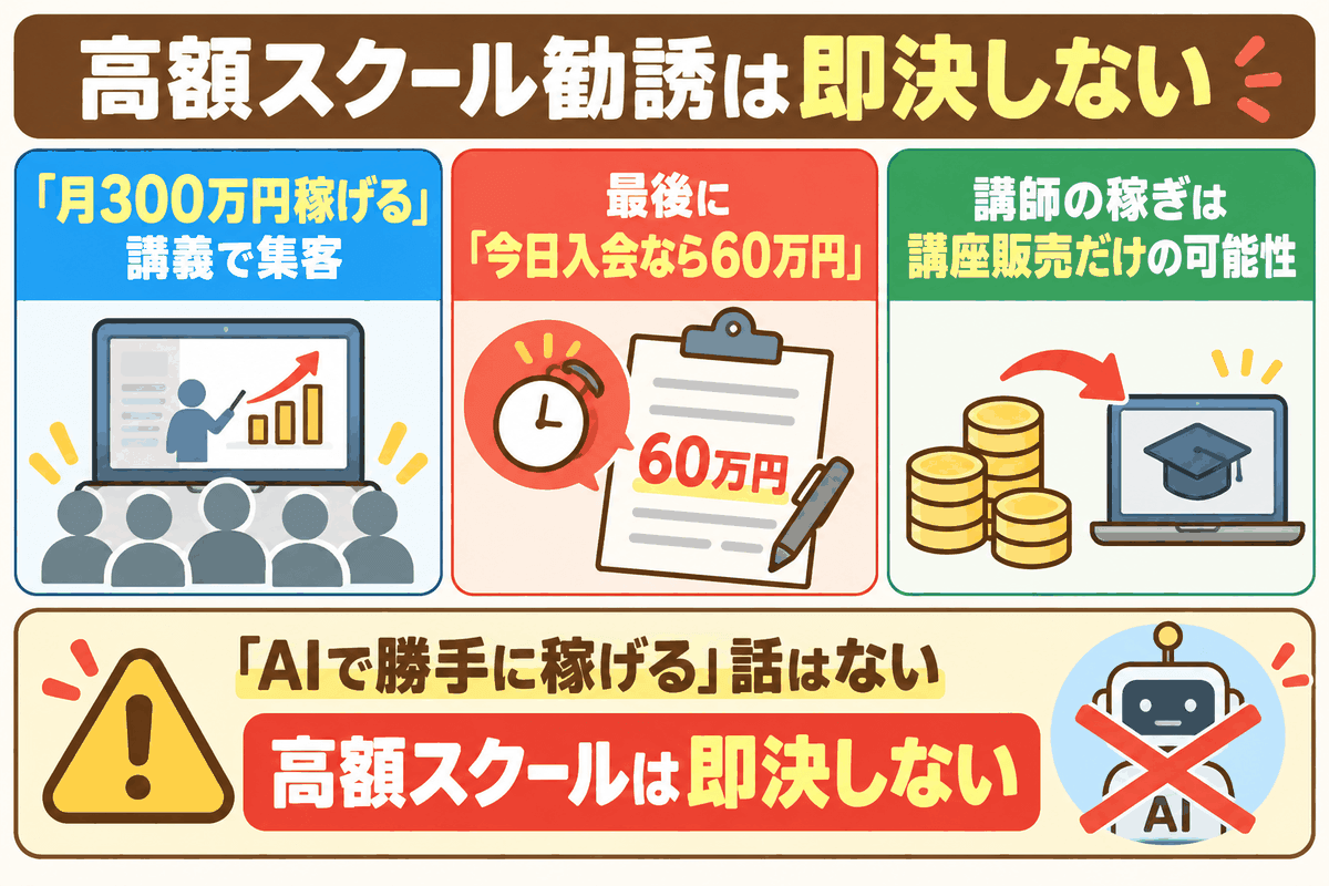 「今日入会なら」の高額勧誘は即決しない｜嫌な人と距離を置く方法